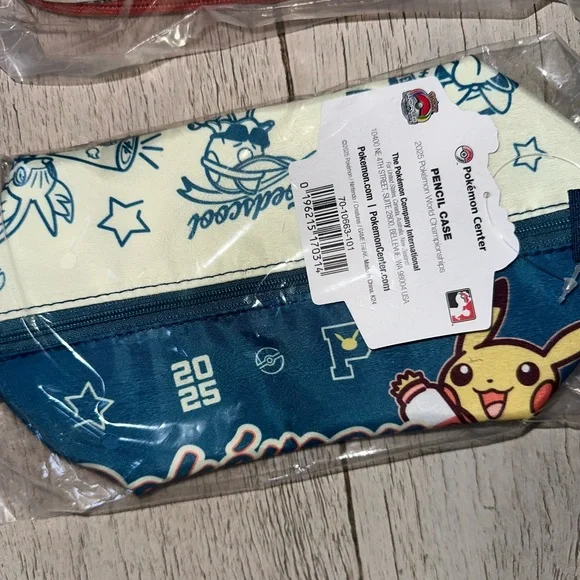 Pokémon Worlds 2025 Pin Binder + Pencil case